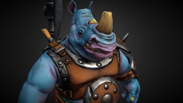 Rhinoceros 3D Model
