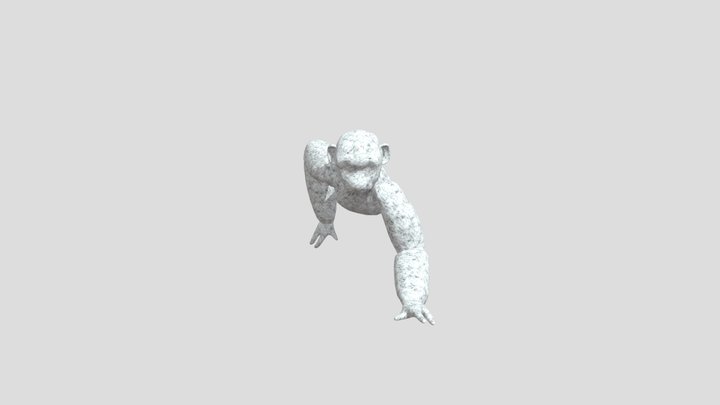 Lethal ape Gorilla Scar Monster 3D Model