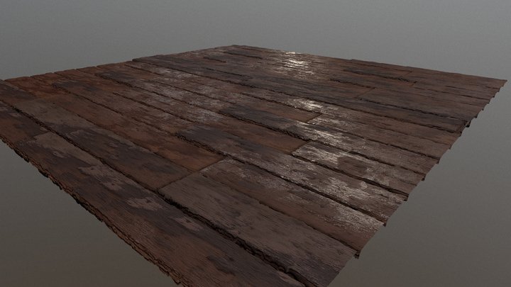 Texture woodplanks (4K) Free 3D Model