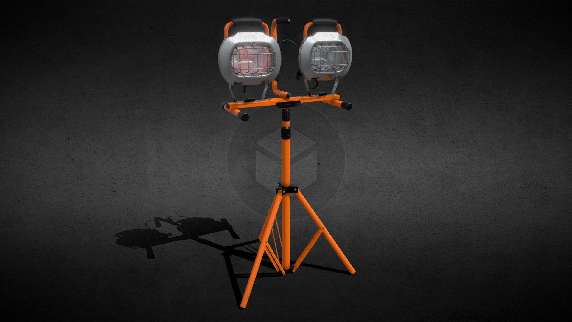 HDX 1000W HALOGEN WORK LIGHT Buy Royalty Free 3D model by Sunny