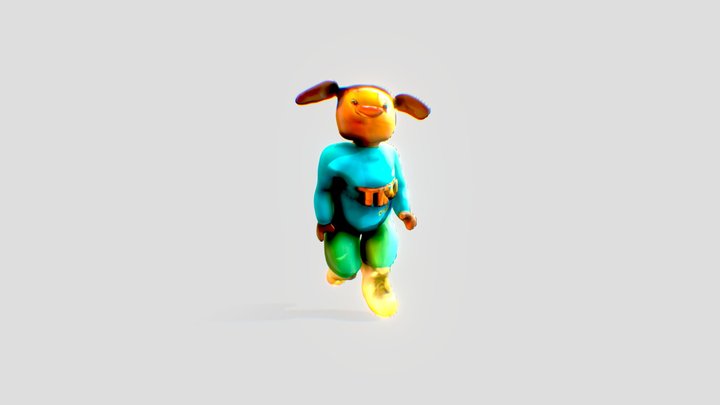 пять н очей с Тимохой Барбоскины (риг версия) 3D Model