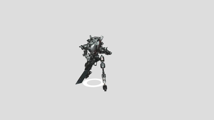 Titanfall 2 Ronin .blend 3D Model