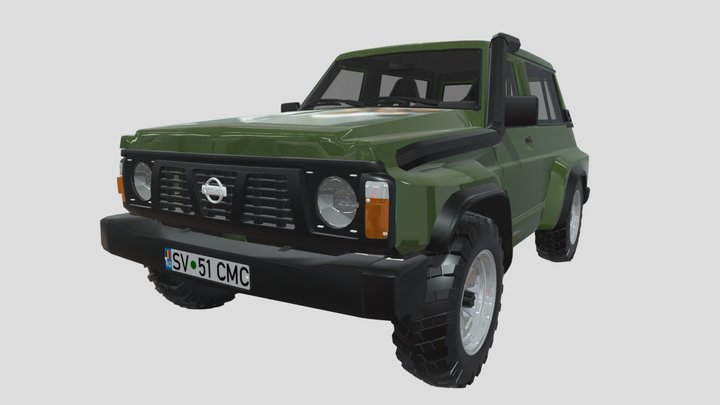 Nissan Patrol Y60 3D Model