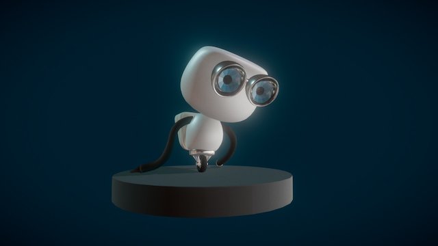 Lenny the Lonely Robot 3D Model
