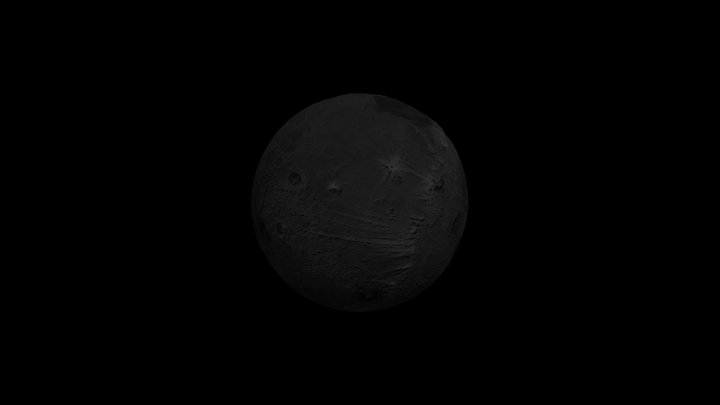 Máni (Dwarf Planet Candidate) 3D Model