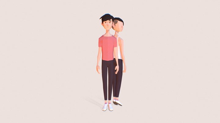 Liam | Lowpoly Character 3D Model