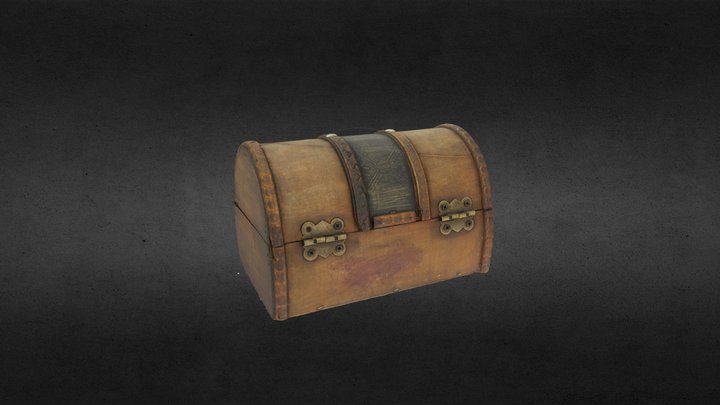Wooden Box 3D Model