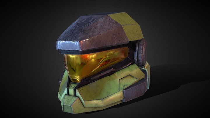 Anubis helmet remake - Halo Infinite 3D Model