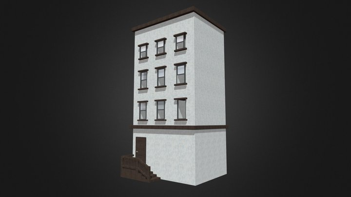 Background Modern House 3D Model