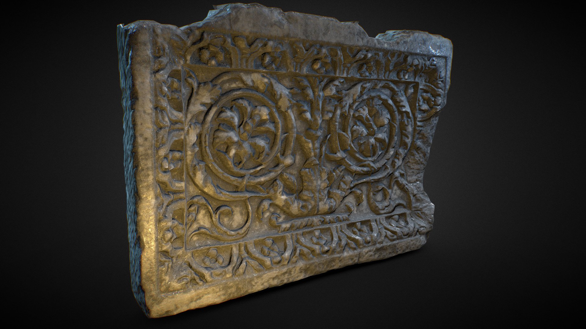 Roman decorated plaque