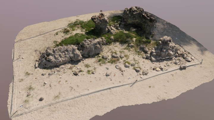 Dunafalva - Római erőd / roman fort 3D Model