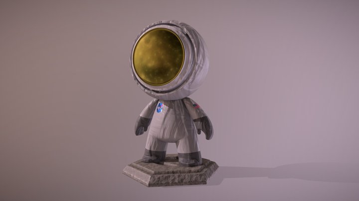 Astronaut Meet MAT 3D Model