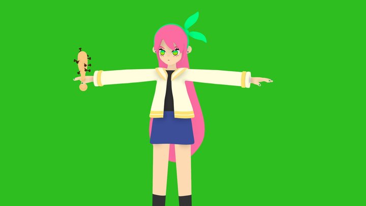 Aubrey from OMORI – Kostenloses 3D-Modell STL