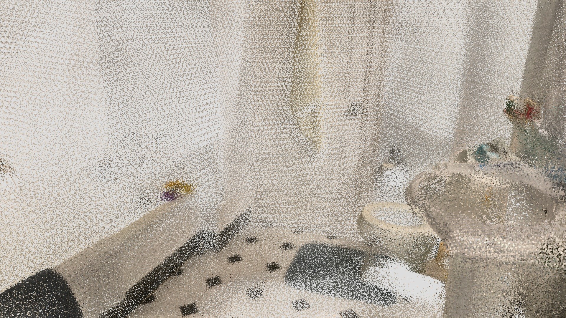 Toilet iPad Lidar Point Cloud