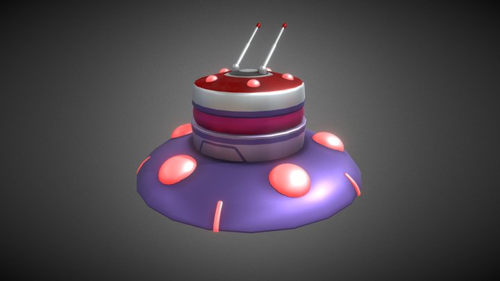 Galaxy Life - Hoover UFO 3D Model