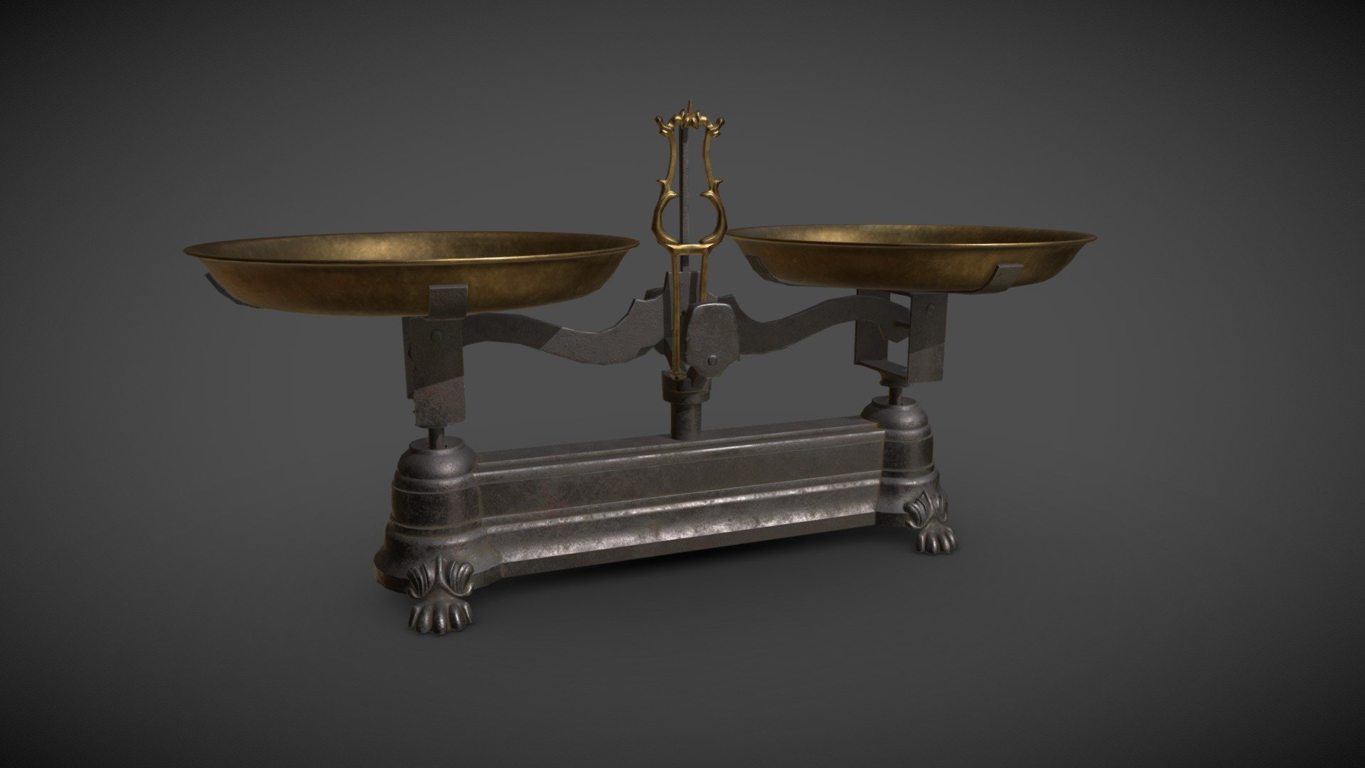 pan balance - 3D model by Instytut Pamięci Narodowej ...