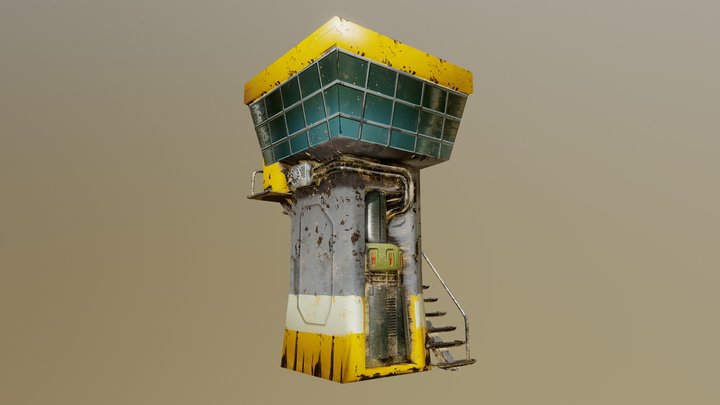 Borderlands inspired Watch Tower 3D Model