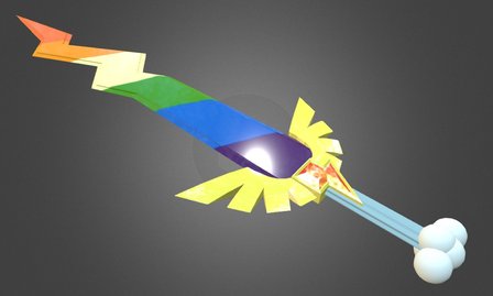 Rainbow Dash's Sword 3D Model
