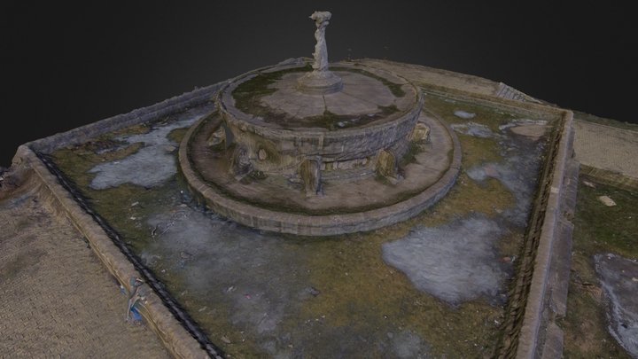 Fantana Dragonului - Constanta 3D Model