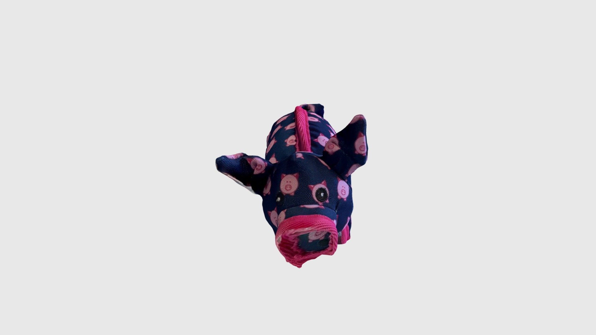 Multicolored, Multi-textured Pig Toy