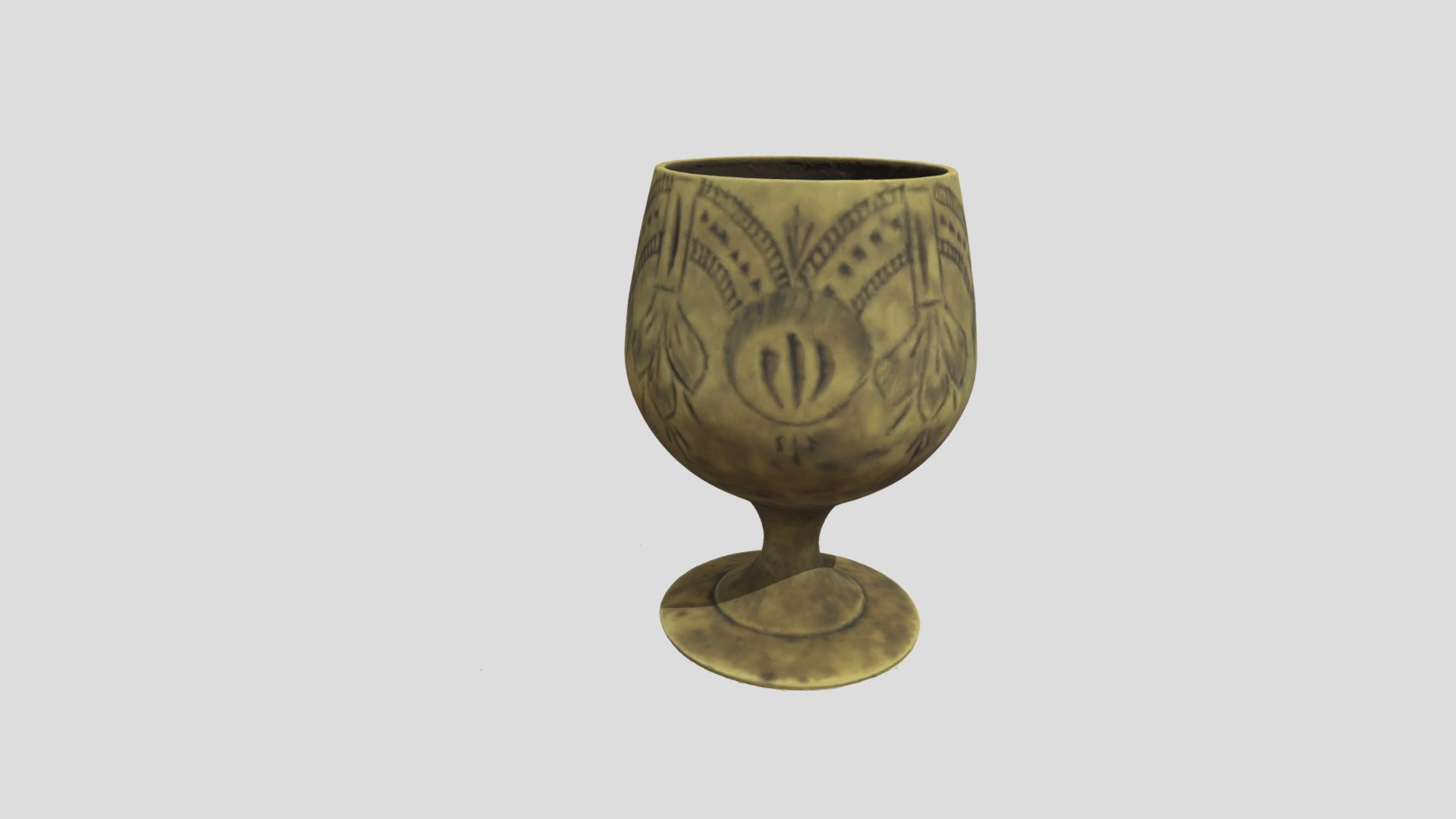 Рюмка металлическая - Download Free 3D model by fidan [244f3ec] - Sketchfab