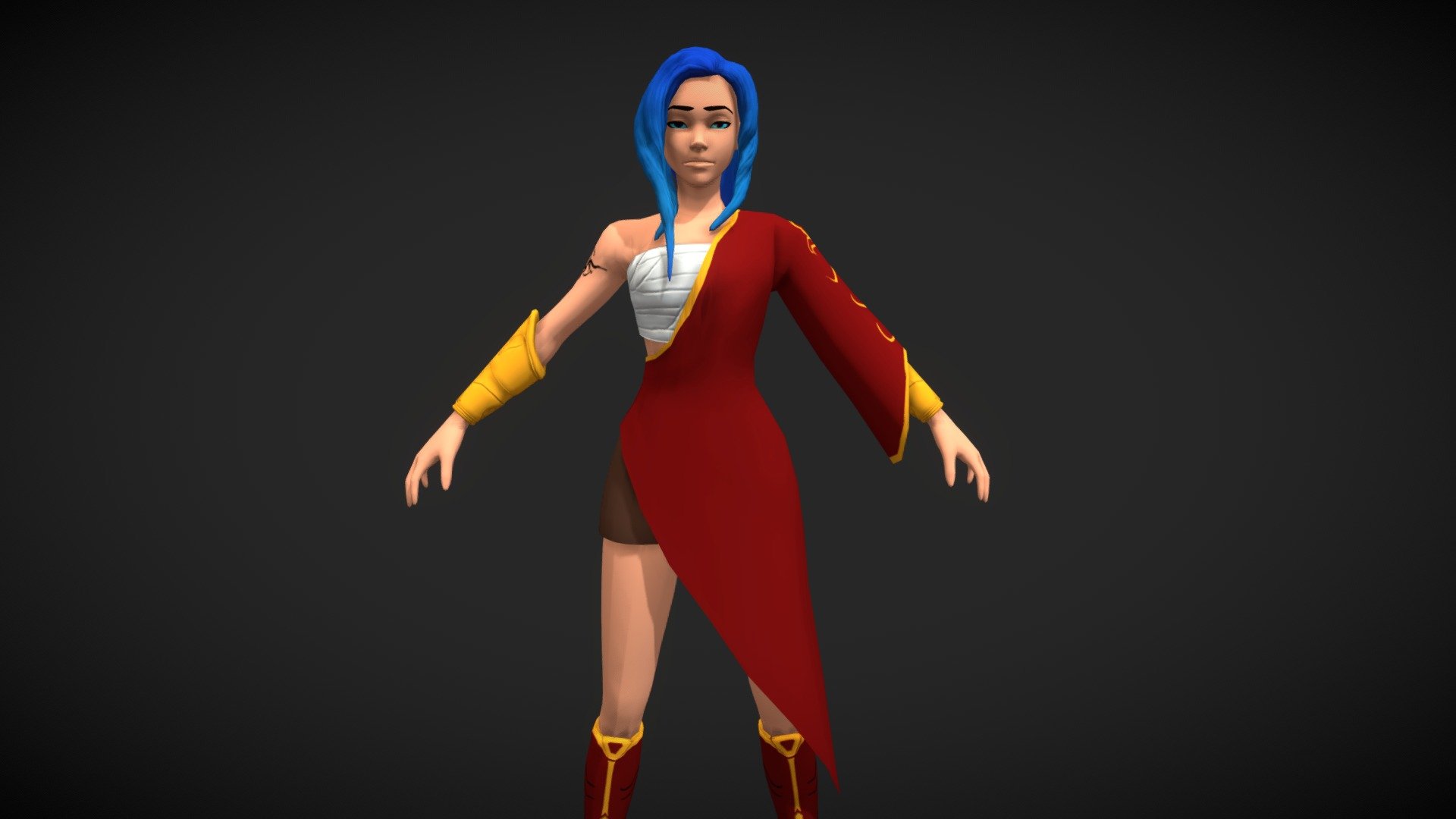 Stylized Female Character