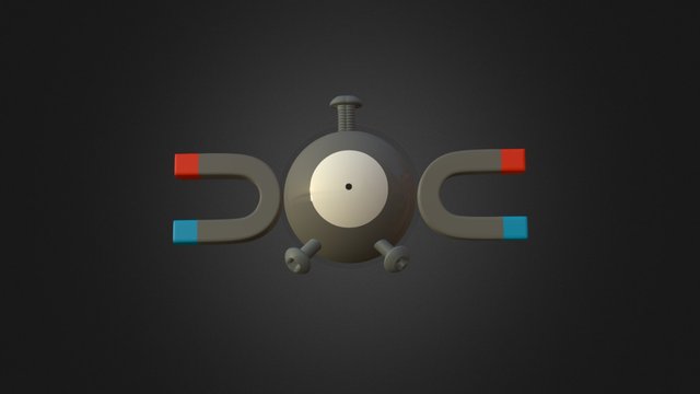 Magnemite 3D Model