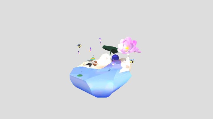 Tranquil Island Song 3D Model