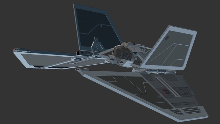 Supremacy-Class Starfighter 3D Model