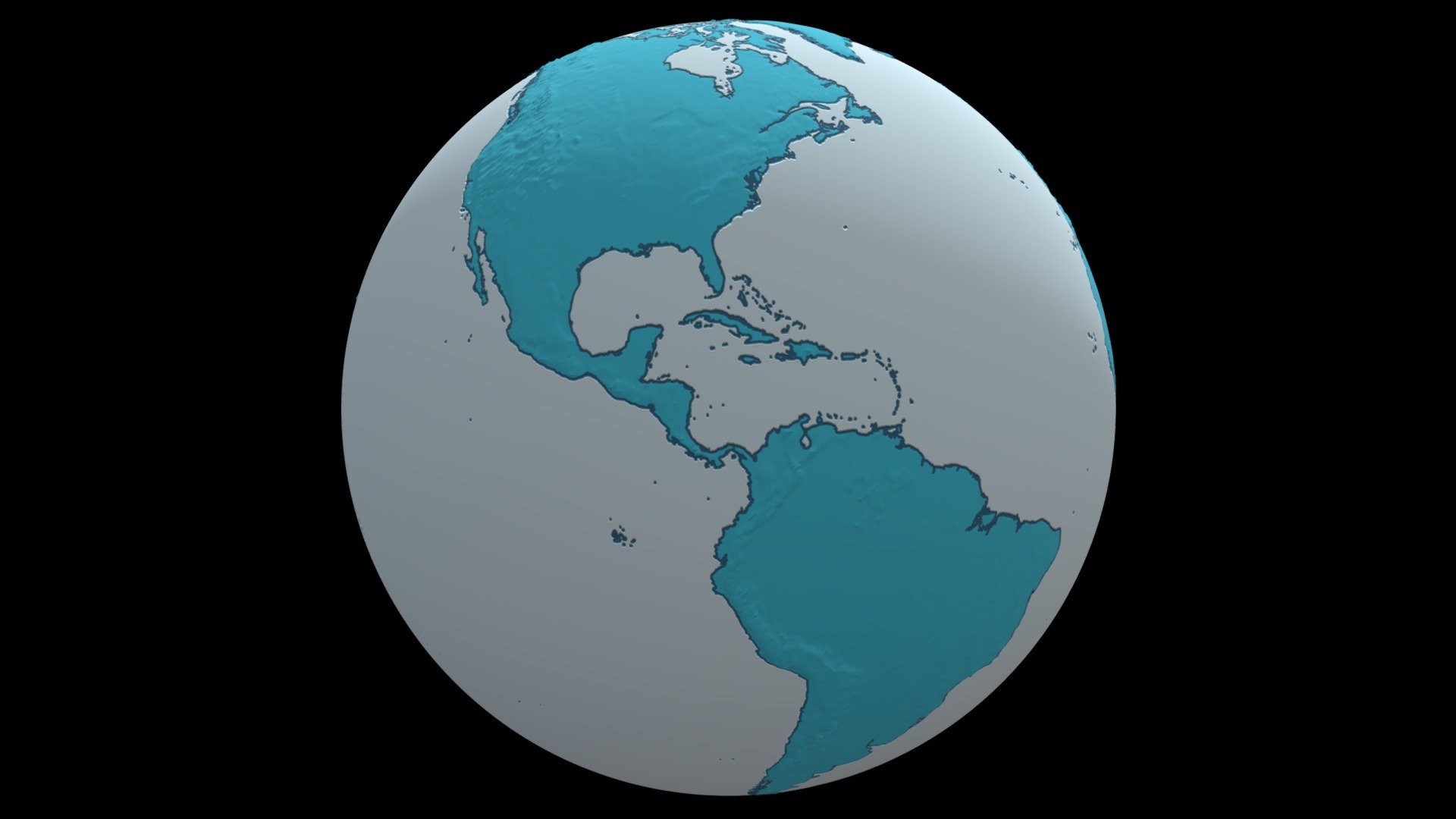Blue Earth Globe - Download Free 3D model by Ricardo Garnica