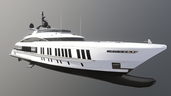 Samurai yacht 3D Model