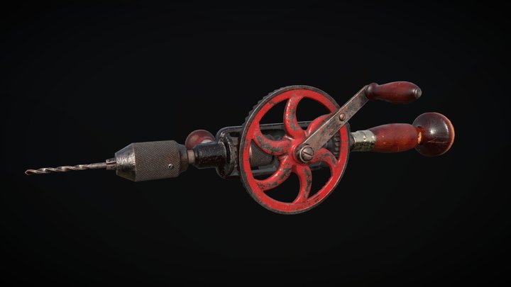 Millers Falls N°980 Hand Drill 3D Model