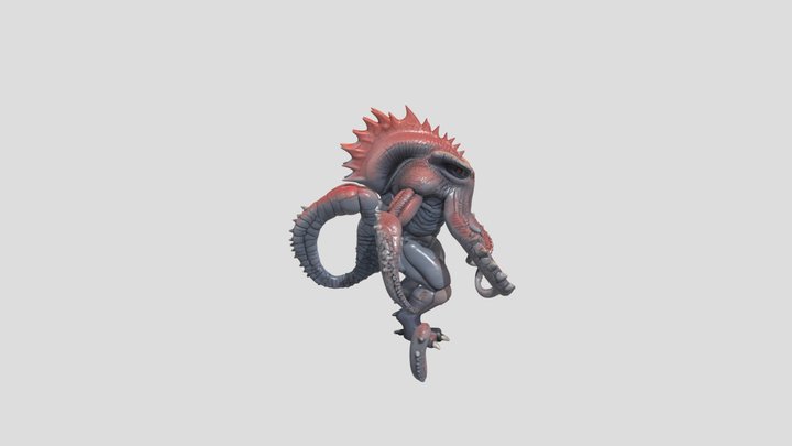 Undersea monster 3D Model