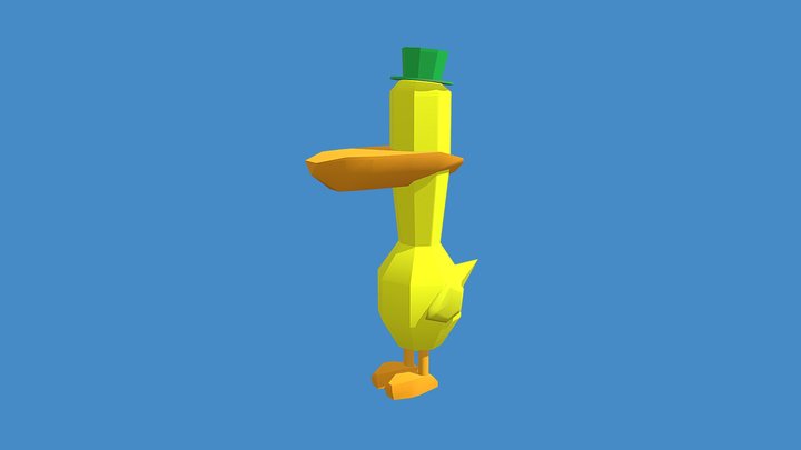 Pato Pocoyó 3D Model