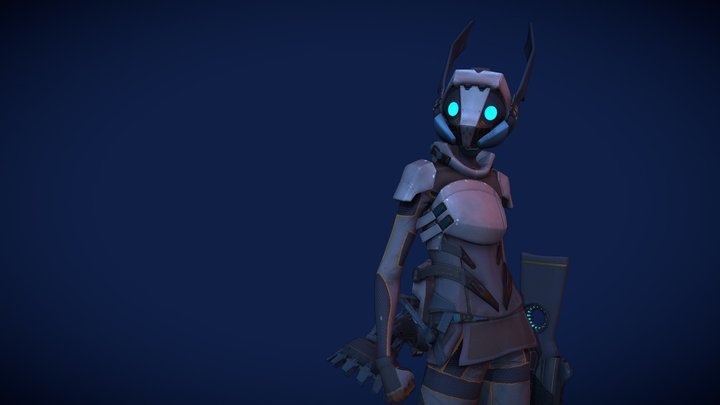 Bat Sniper - Beyond Human Character Challenge 3D Model