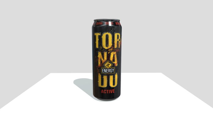 "Tornado" bottle can 3D Model