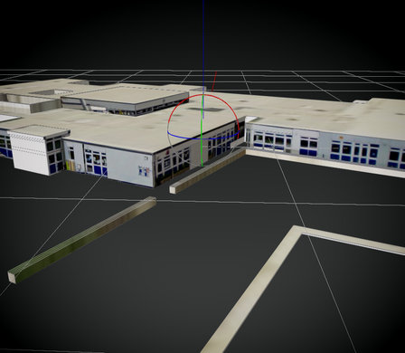 Primary School 3D Model
