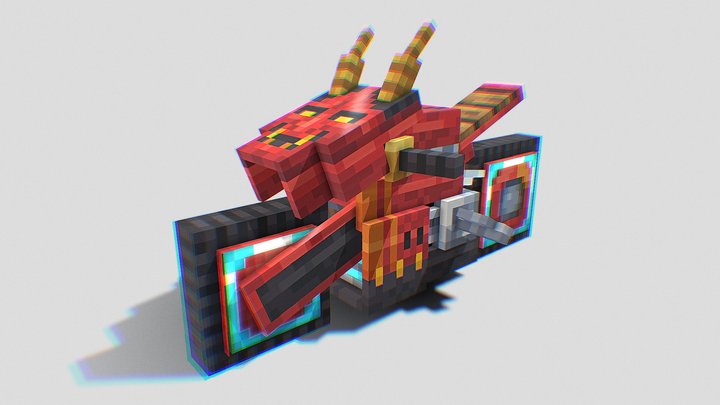 Motorcycle Hannya 3D Model