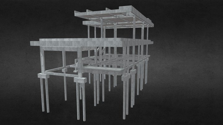 Projeto Estrutural - Residência Alan R. 3D Model