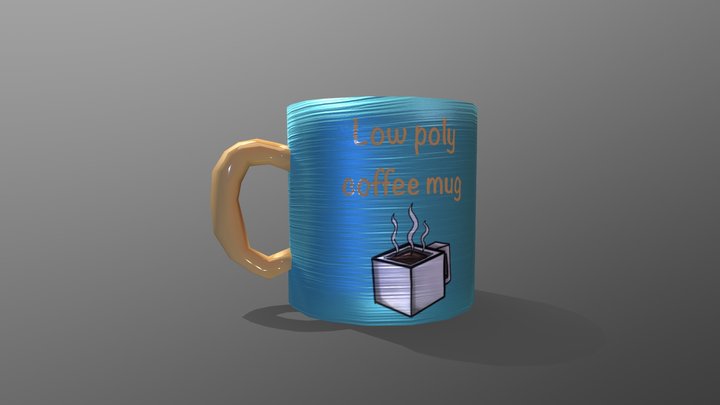 Mug with logo 3D Model
