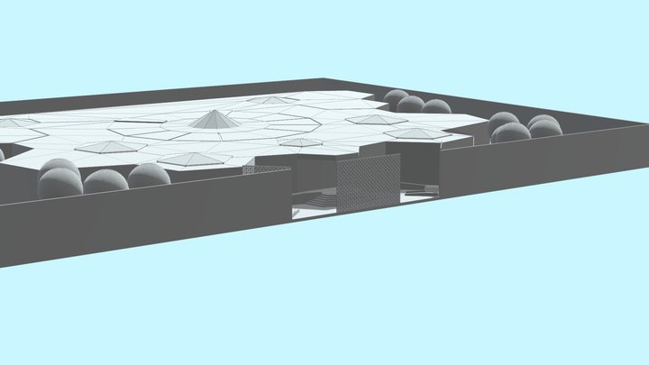 Unidad Medica Familiar ISSSTE 3D Model