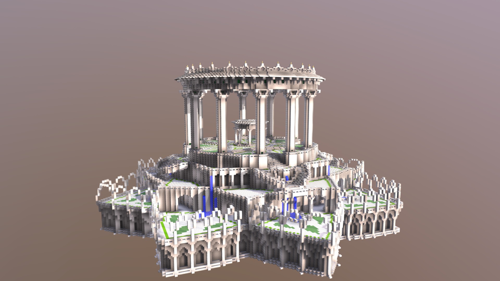 3D model Heaven Spawn - This is a 3D model of the Heaven Spawn. The 3D model is about a model of a building.