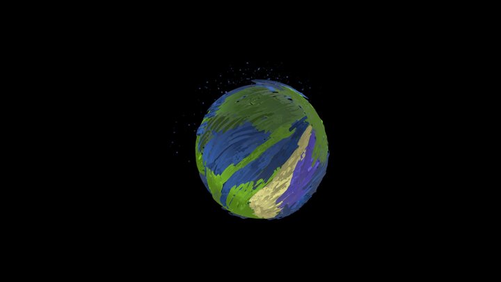9049 Earth 3D Model