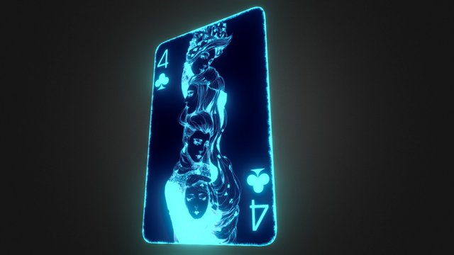 Playing сards 3D Model