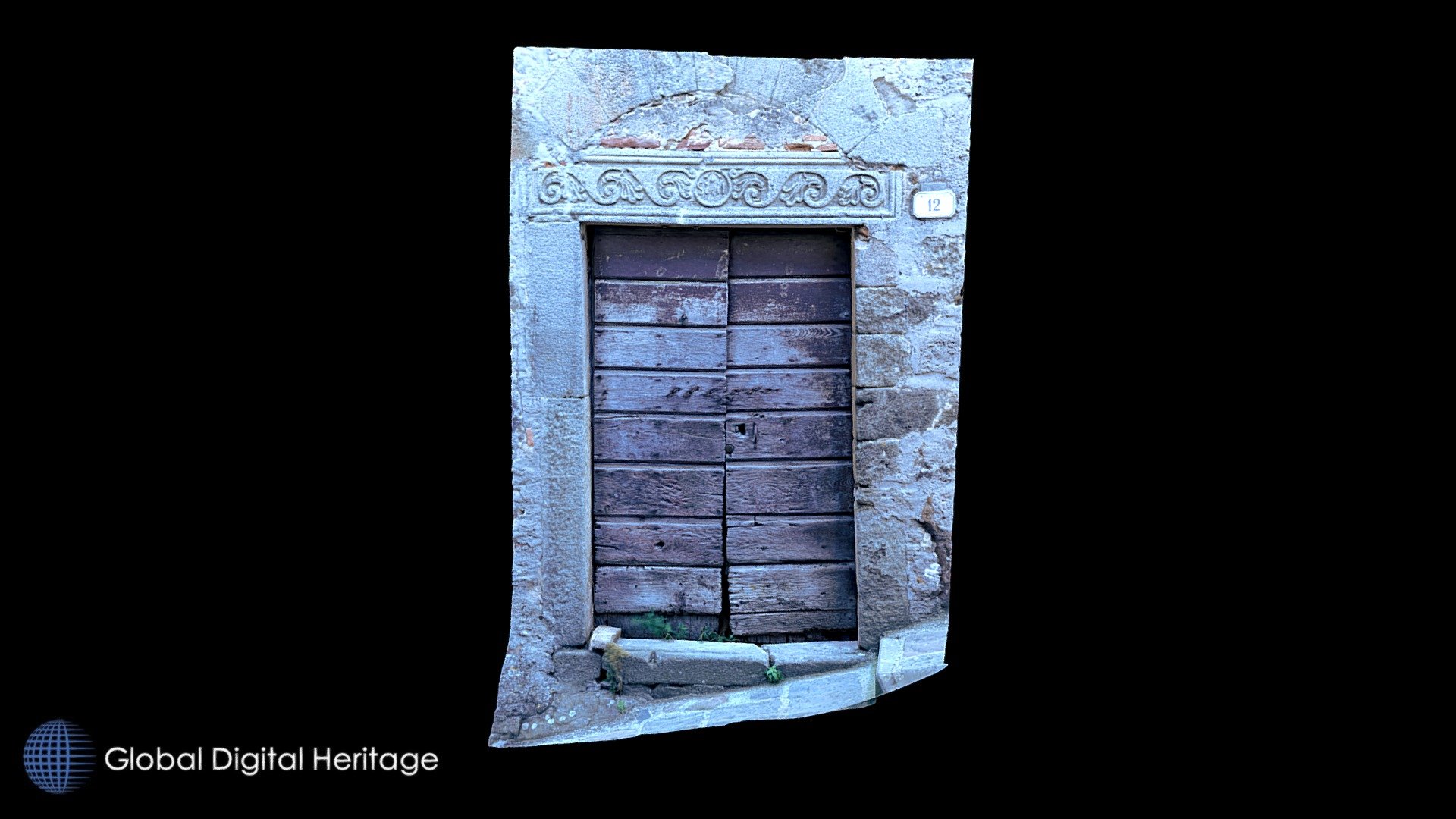 Medieval Lintel on Door, Arcidosso