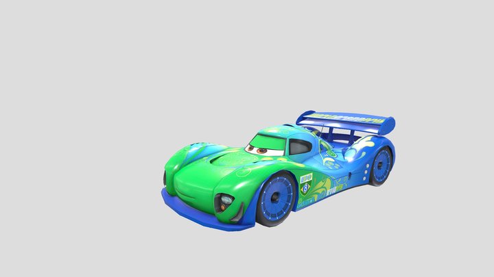 Pixar cars carl 3D Model