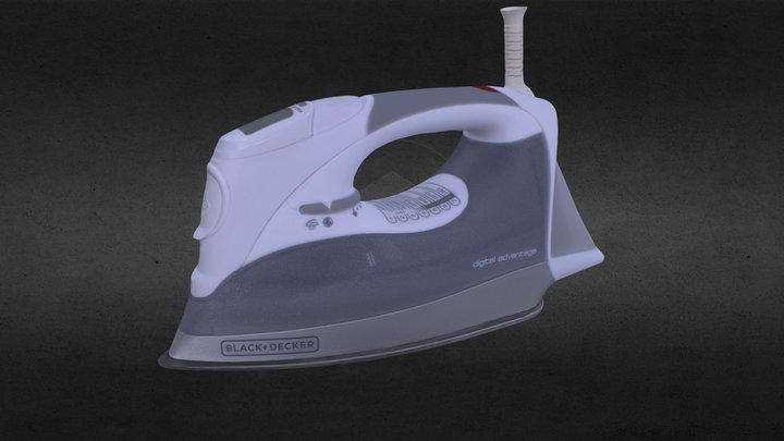 Black and decker digital iron 3D Model