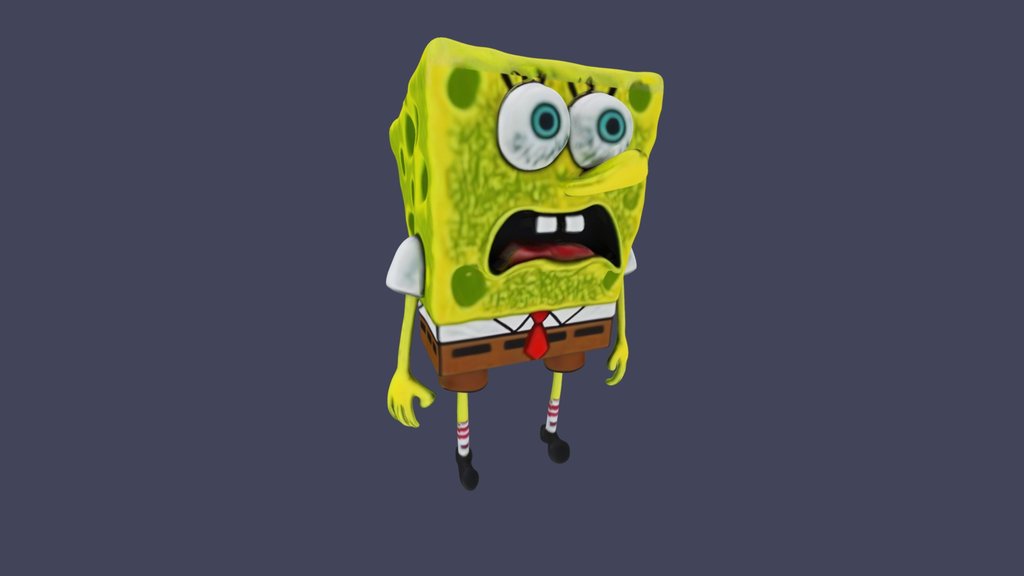 Meshy AI - SpongeBob's Depression