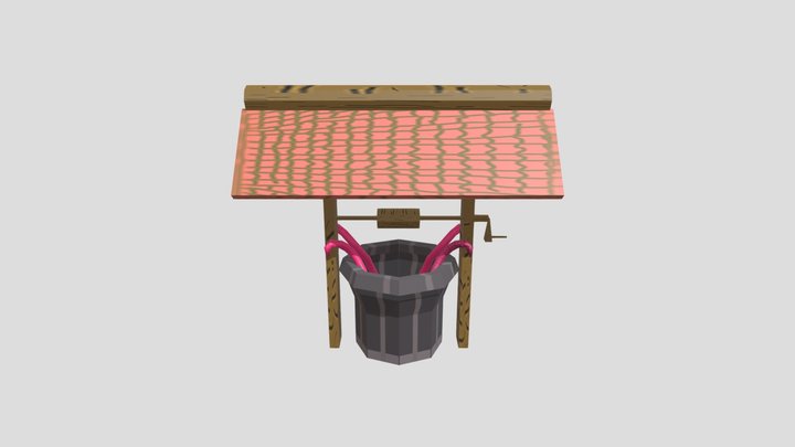 WaterWell with Tentacles 3D Model