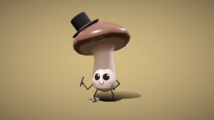 "Magic" Mushroom 3D Model
